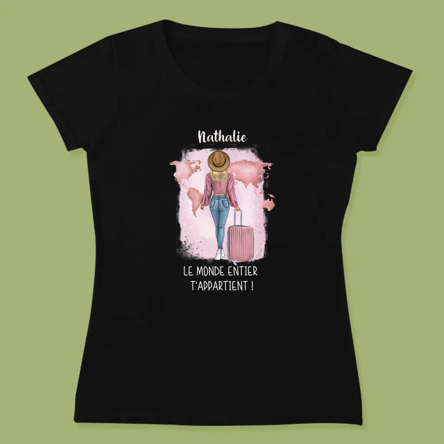 La Création Du Personnage: Voyageuse - T-Shirt Pour Femmes
