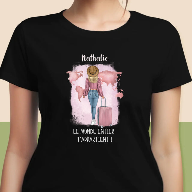La Création Du Personnage: Voyageuse - T-Shirt Pour Femmes
