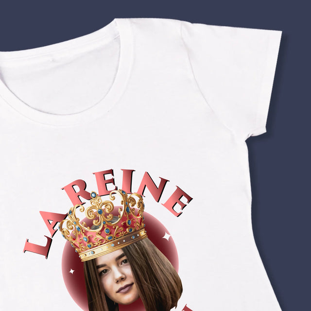 La Photo Et Un Texte: La Reine - T-Shirt Pour Femmes