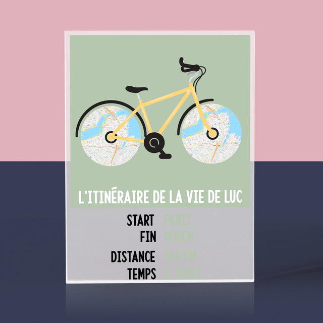 Le Plan De Ville: L'Itinéraire De La Vie - Bloc Acrylique