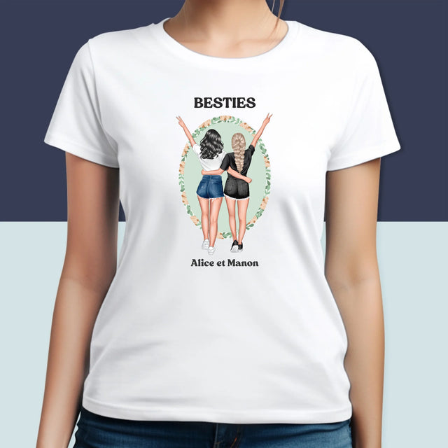 La Création Du Personnage: Best Friends - T-Shirt Pour Femmes