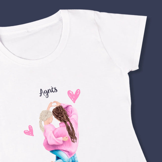 La Création Du Personnage: La Meilleure Maman Du Monde - T-Shirt Pour Femmes