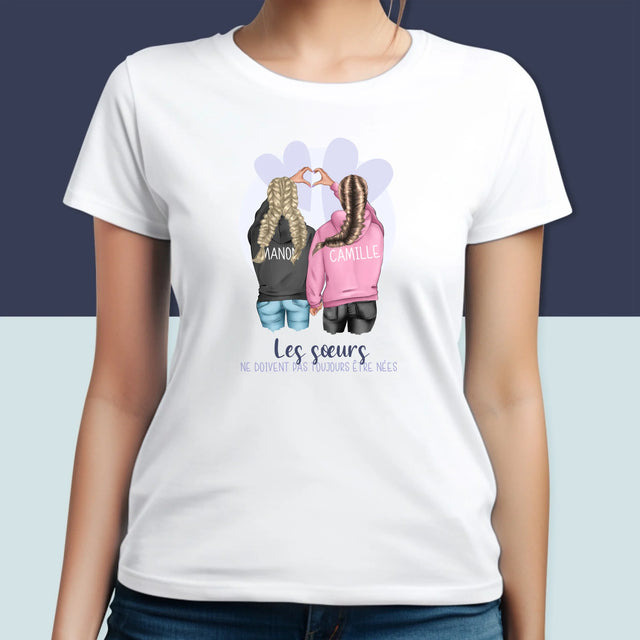 La Création Du Personnage: Les Amies - T-Shirt Pour Femmes