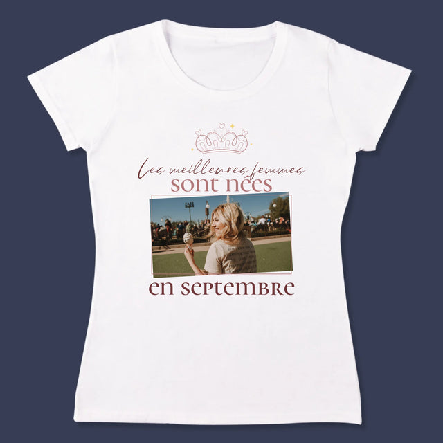 Photo Et Texte: Les Meilleures Femmes - T-Shirt Pour Femmes
