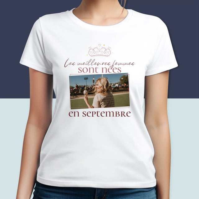 Photo Et Texte: Les Meilleures Femmes - T-Shirt Pour Femmes
