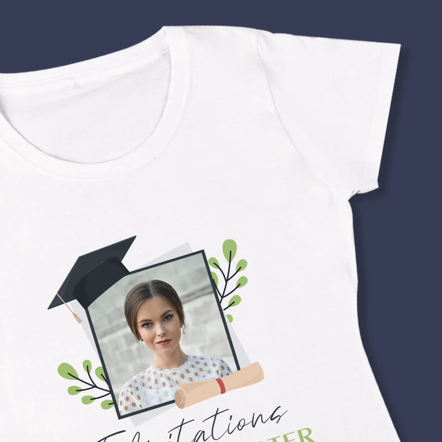Photo Et Texte: Félicitations Pour Le Master - T-Shirt Pour Femmes