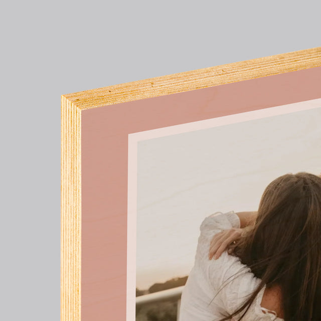 La Photo Et Un Texte: Votre Chanson Avec Un Code - Impression Sur Bois