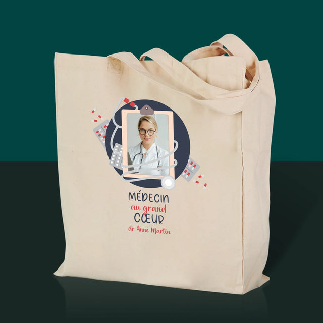 La Photo Et Un Texte: Un Médecin Au Grand Cœur - Sac En Toile