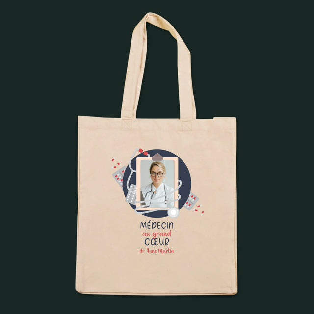 La Photo Et Un Texte: Un Médecin Au Grand Cœur - Sac En Toile