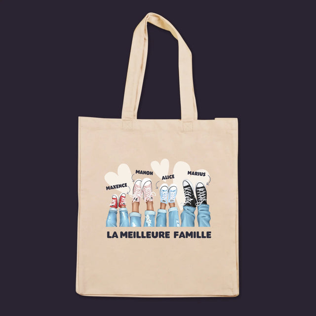 La Création Du Personnage: La Famille Baskets - Sac En Toile