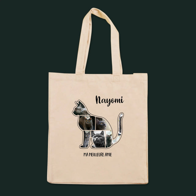 Forme Des Photos: Chat Le Meilleur Ami - Sac En Toile