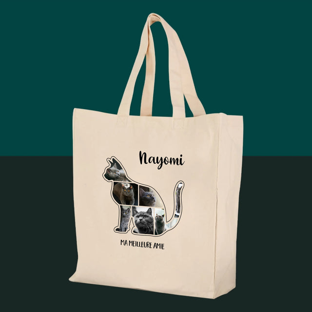 Forme Des Photos: Chat Le Meilleur Ami - Sac En Toile