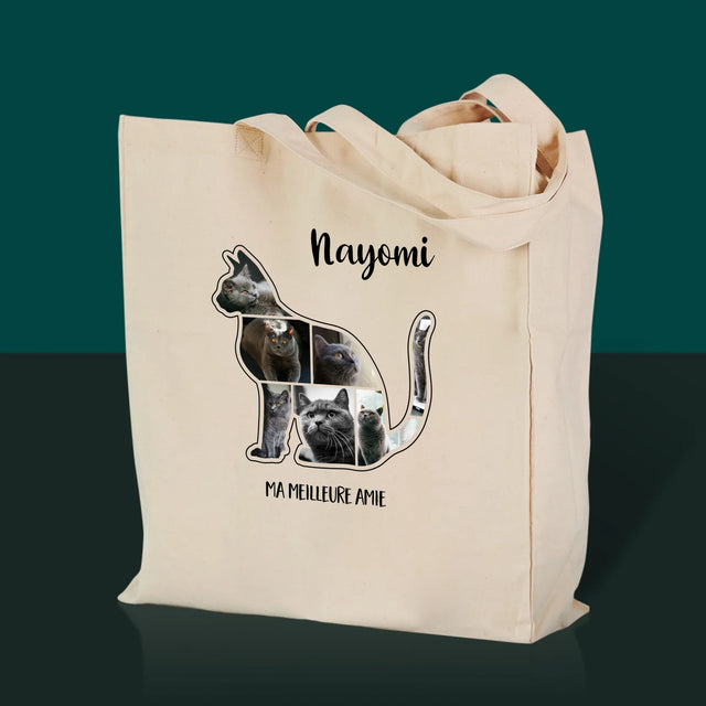 Forme Des Photos: Chat Le Meilleur Ami - Sac En Toile