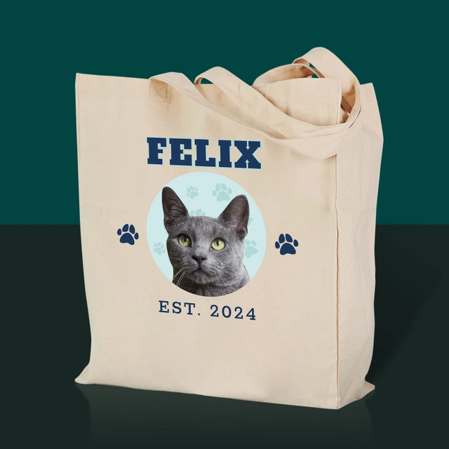 Ton Personnage: Ton Chat Varsity - Sac En Toile