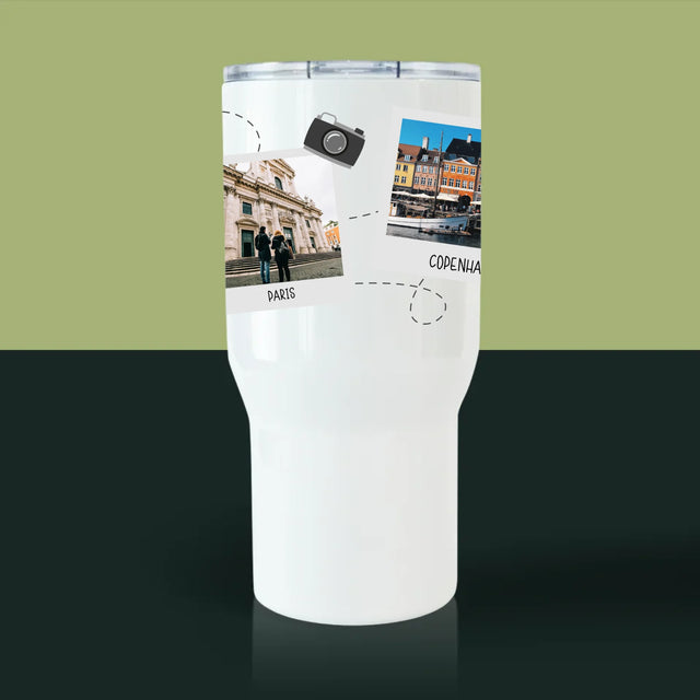 Le Collage Photo: Voyages Proches Et Lointains - Mug De Voyage 650 Ml