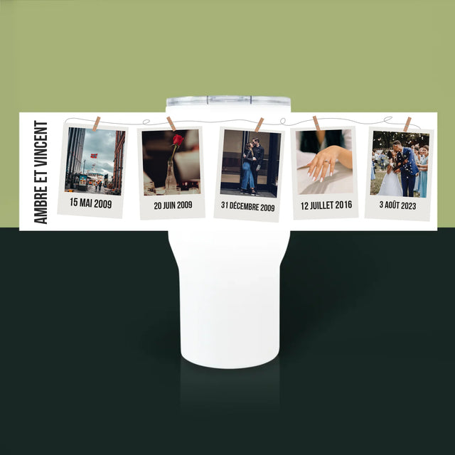 Notre Histoire: Nos Débuts - Notre Histoire - Mug De Voyage 650 Ml