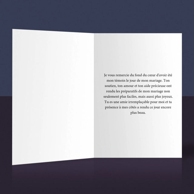 La Photo Et Un Texte: La Demoiselle D'Honneur De Rêve - Carte De Vœux