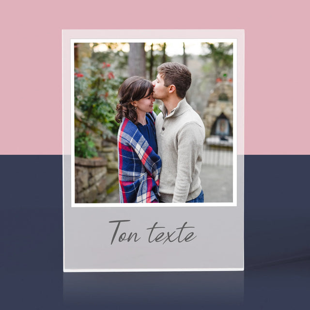 Photo Et Texte: Photo Et Texte - Bloc Acrylique