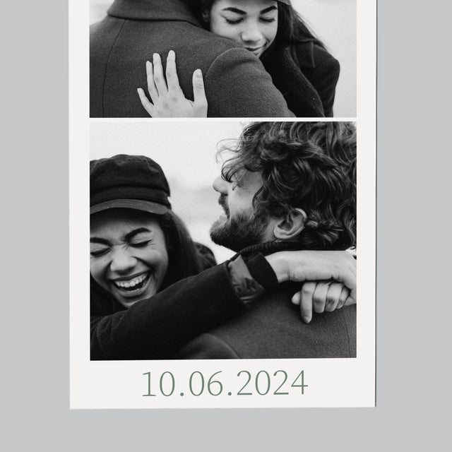 Le Collage Photo: Mr&Mrs Mariage - Aimant Pour Frigo