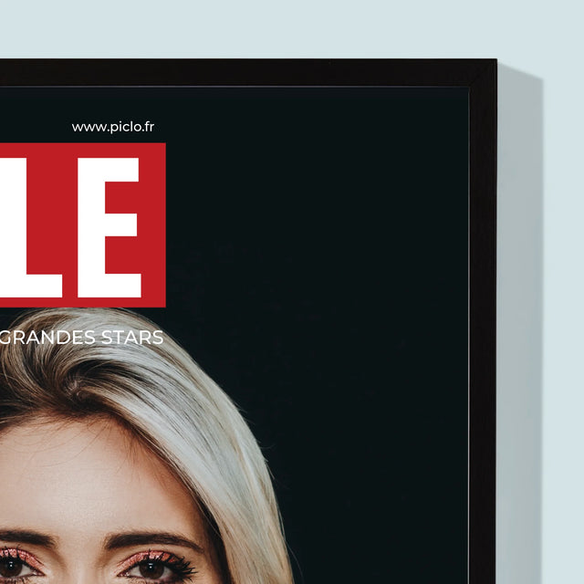 Couverture De Magazine: Style: Couverture De Magazine - Impression Encadrée 30X40