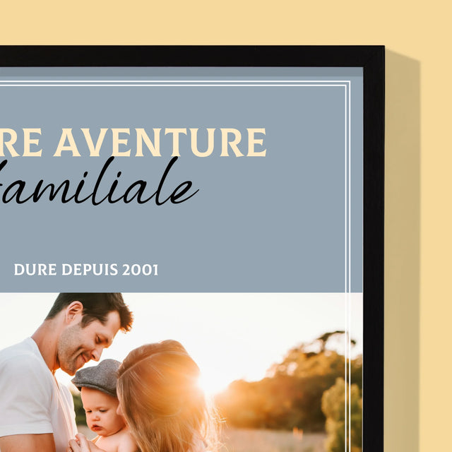 Notre Histoire: Une Aventure Familiale - Notre Histoire - Impression Encadrée 30X40