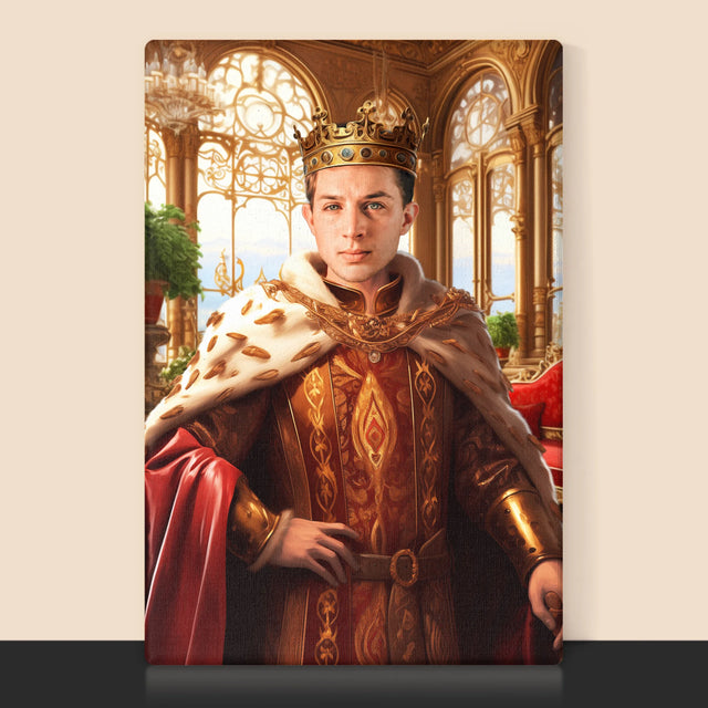 Le portrait royal : Règle - Imprimez avec votre photo