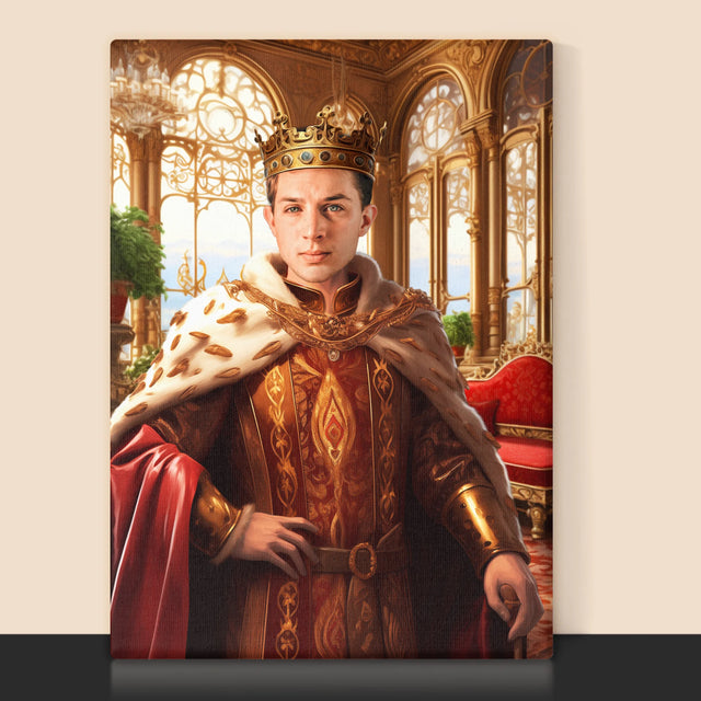 Le portrait royal : Règle - Imprimez avec votre photo