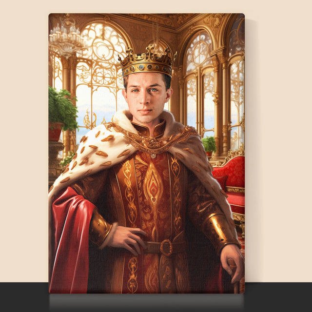 Le portrait royal : Règle - Imprimez avec votre photo