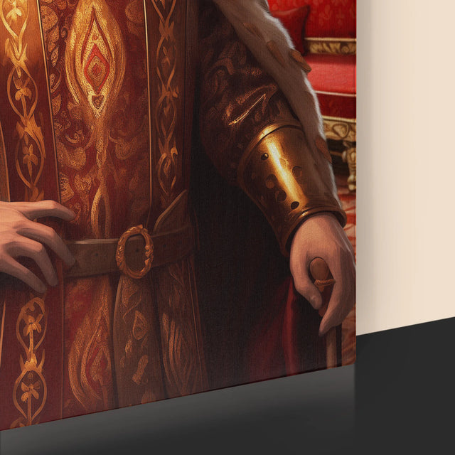 Le portrait royal : Règle - Imprimez avec votre photo