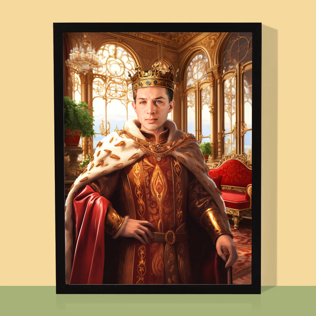 Le portrait royal : Règle - Imprimez avec votre photo