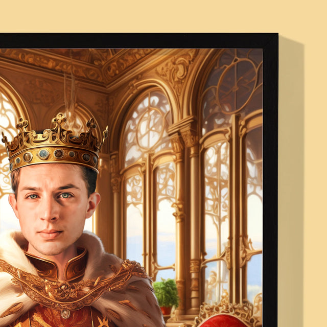 Le portrait royal : Règle - Imprimez avec votre photo