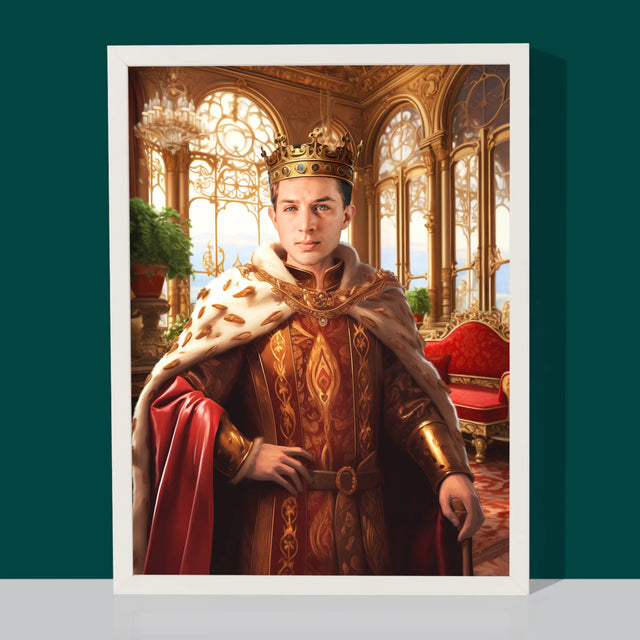 Le portrait royal : Règle - Imprimez avec votre photo