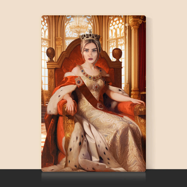 Le Portrait Royal : Couronnement De La Reine - Imprimez Avec Votre Photo