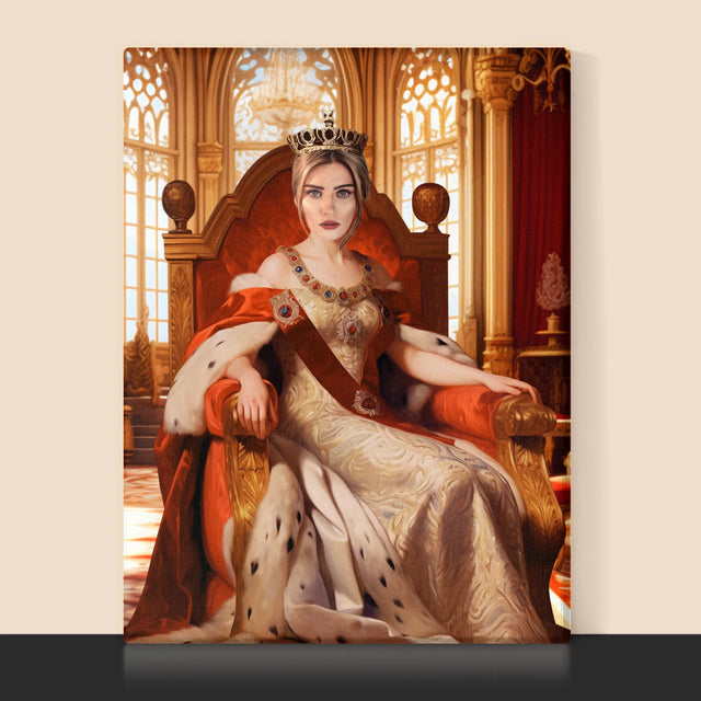 Le Portrait Royal : Couronnement De La Reine - Imprimez Avec Votre Photo