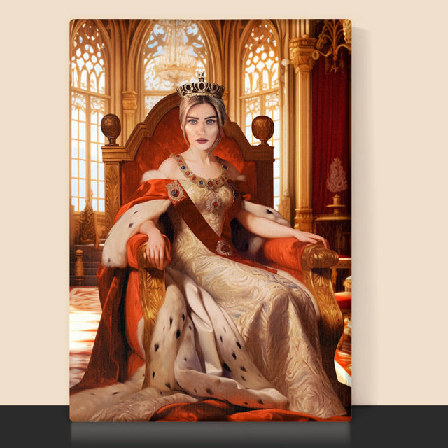 Le Portrait Royal : Couronnement De La Reine - Imprimez Avec Votre Photo