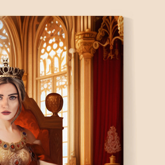Le Portrait Royal : Couronnement De La Reine - Imprimez Avec Votre Photo
