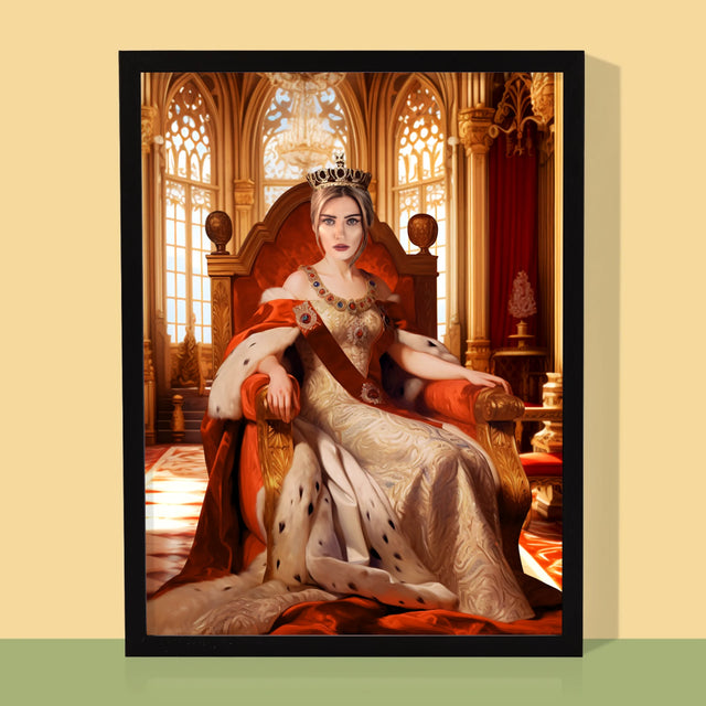 Le Portrait Royal : Couronnement De La Reine - Imprimez Avec Votre Photo