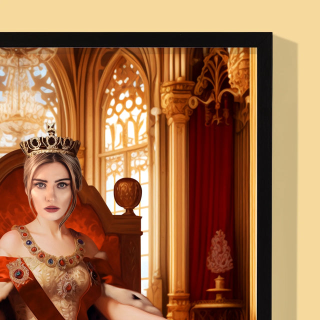 Le Portrait Royal : Couronnement De La Reine - Imprimez Avec Votre Photo