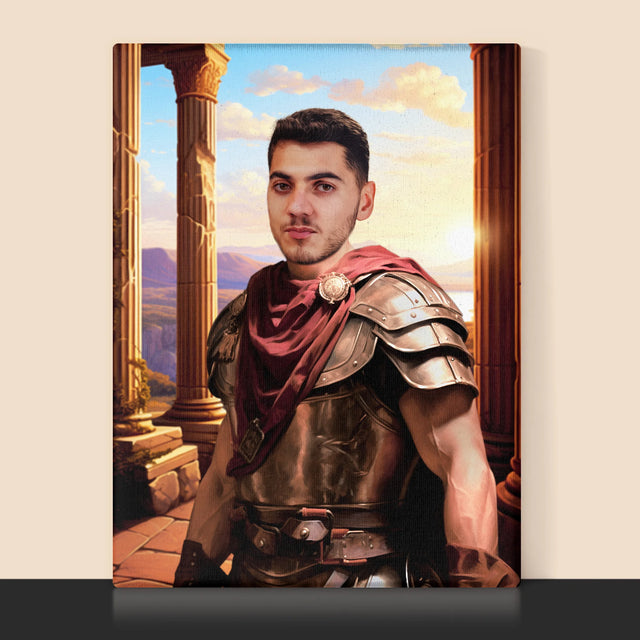 Le Portrait Royal : Guerrier - Imprimez Avec Votre Photo