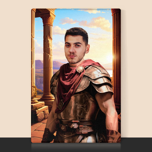 Le Portrait Royal : Guerrier - Imprimez Avec Votre Photo