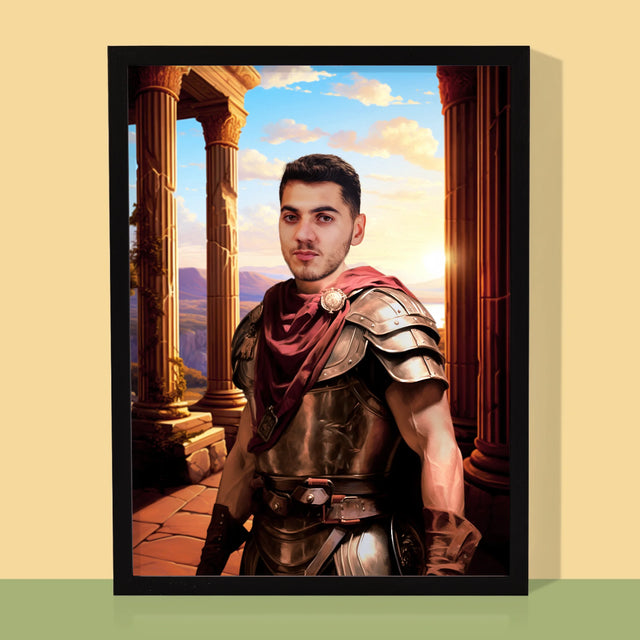 Le Portrait Royal : Guerrier - Imprimez Avec Votre Photo