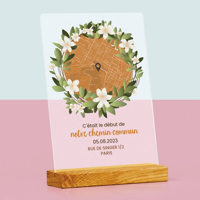 Plan De Ville: Le Début D'Un Chemin Commun - Impression Sur Verre Acrylique