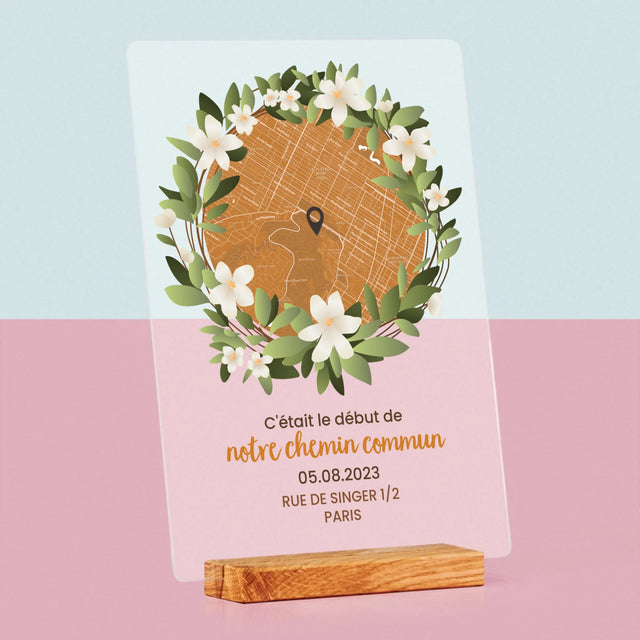 Plan De Ville: Le Début D'Un Chemin Commun - Impression Sur Verre Acrylique