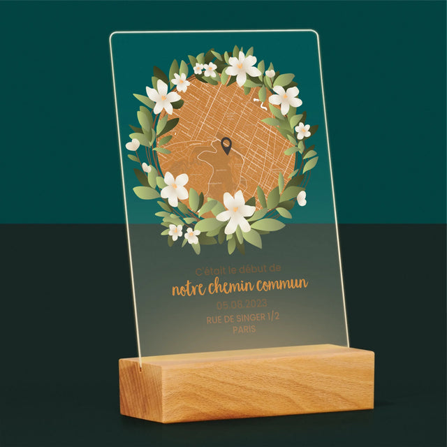 Plan De Ville: Le Début D'Un Chemin Commun - Impression Sur Verre Acrylique