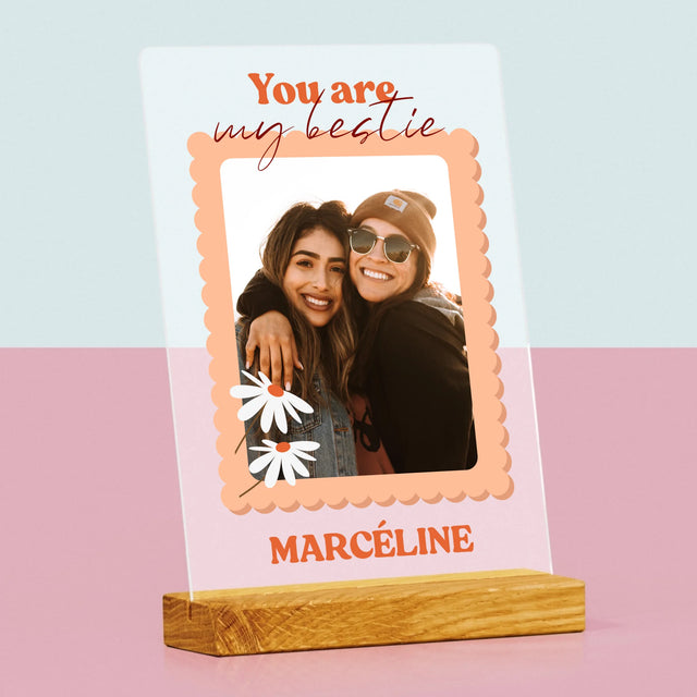 Collage Photo: Photo Besties - Impression Sur Verre Acrylique