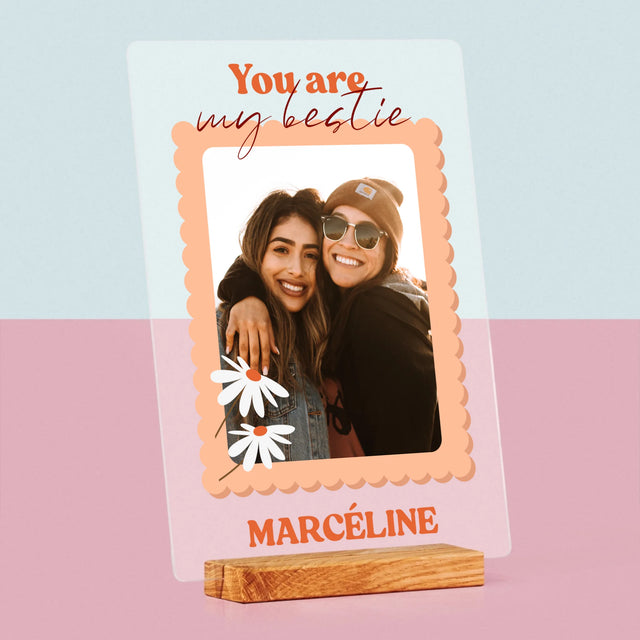 Collage Photo: Photo Besties - Impression Sur Verre Acrylique