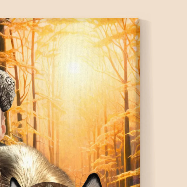 Le portrait royal : La noblesse en chasse - Imprimez avec votre photo