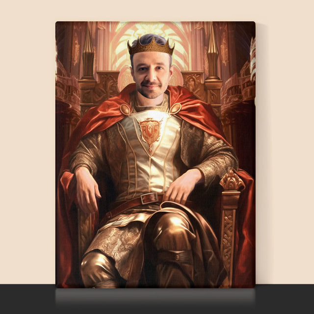 Le Portrait Royal: Le Trône - Image De La Toile