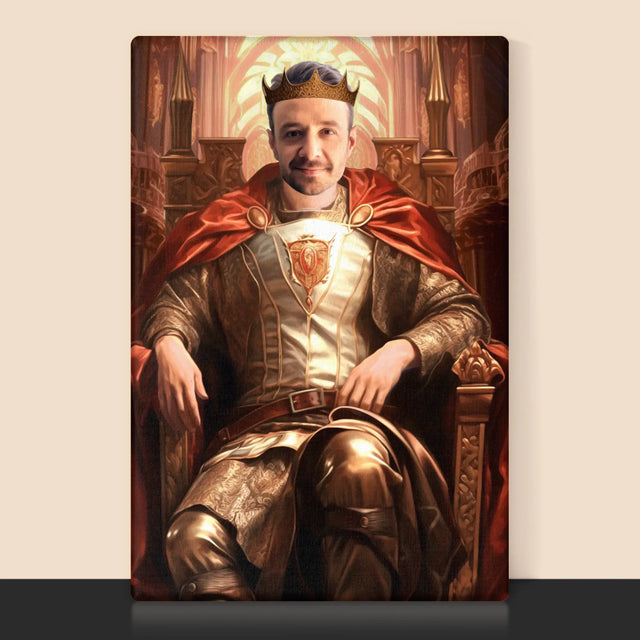 Le Portrait Royal: Le Trône - Image De La Toile