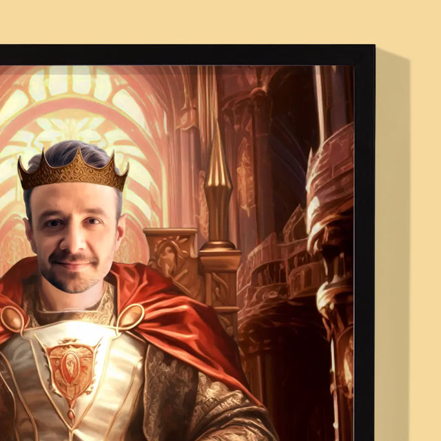 Le Portrait Royal: Le Trône - Image De La Toile